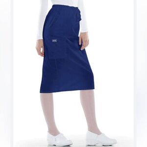 Cherokee Navy Scrub Skirt
